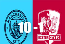 I don’t think I’ve ever celebrated a goal when we were losing 9–0 before”: inside Exeter dressing room on a day they won’t forget | Exeter City I don’t think I’ve ever celebrated a goal when we were losing 9–0 before”: inside Exeter dressing room on a day they won’t forget