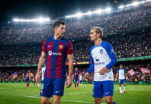 Barcelona vs Atletico Madrid Prediction: Team News & 1.60 Odds Tip as Barca Hunt For a Miracle Barcelona vs Atletico Madrid players competing at Spotify Camp Nou for Copa del Rey Remontada